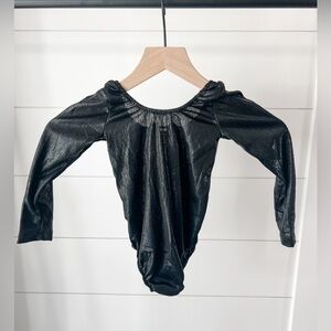 Elegant Black Kids Bodysuit